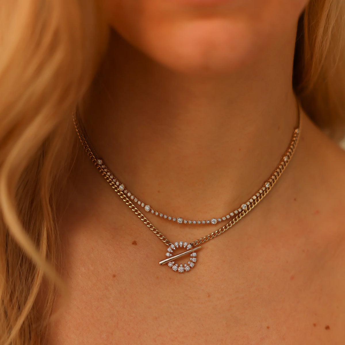 Sophia Ryan Cuban Chain Toggle Necklace