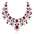 ZOCA Luxury Paraiba Necklaces for Women Genuine 925 Silver Jewelry Women'S Accessories Bride Wedding Bridal Accessories Brides