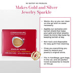 Jewelry Cleaning Wipes, Gold & Silver, 25 Count