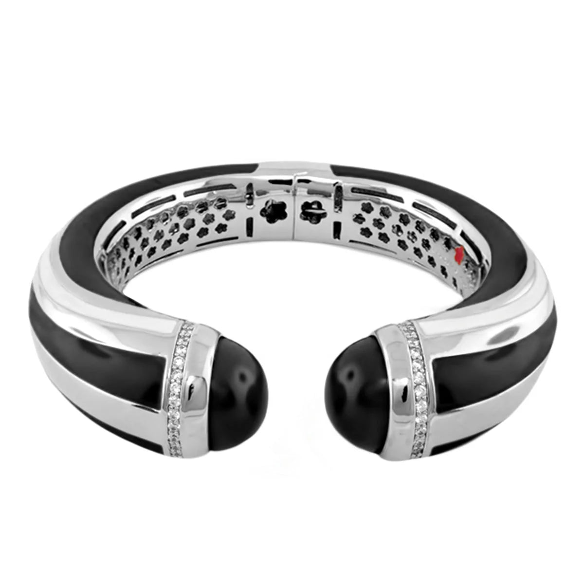 Chunky Town Bangle — Striped Cuff