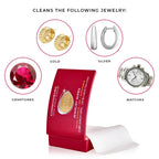 Jewelry Cleaning Wipes, Gold & Silver, 25 Count