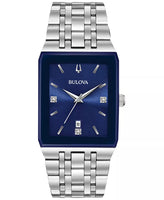 Men'S Futuro Diamond-Accent Stainless Steel Bracelet Watch 31X45Mm, Created for Macy'S