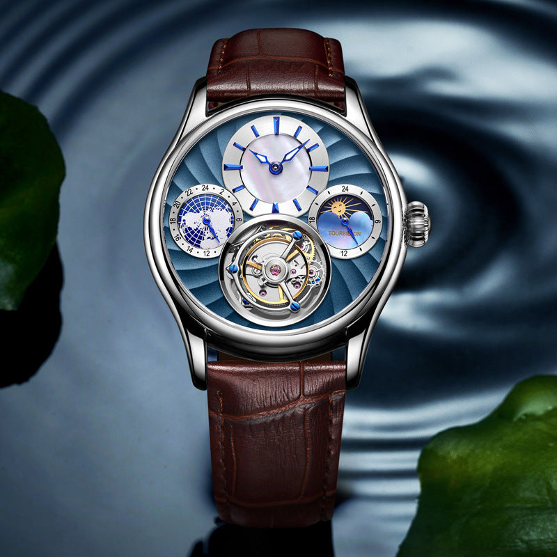 Hollow Automatic Men'S Business Mechanical Watch