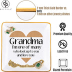 Birthday Gifts for Grandma Trinket Dish, Valentine Gift for Grandma from Granddaughter, Presents for Grandmother Gift from Grandchildren