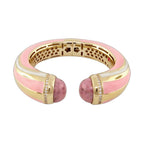 Chunky Town Bangle — Striped Cuff