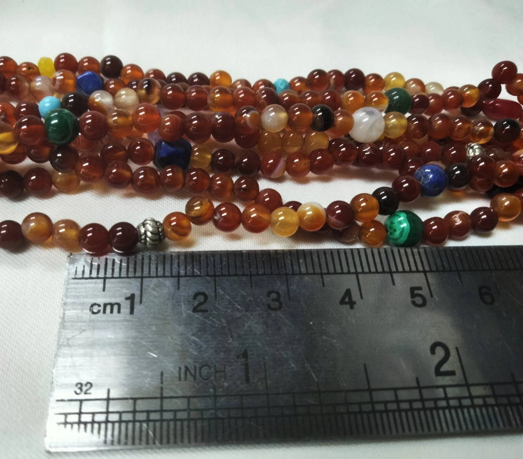 Morocco - Magnificent Multi-Strand Gemstone Necklace, Berber Necklace, Ethnic, Evening Necklace, Agate Necklace, Boho Necklace.
