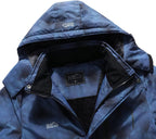 Men'S Ski Jacket Warm Winter Waterproof Windbreaker Hooded Raincoat Snowboarding Jackets