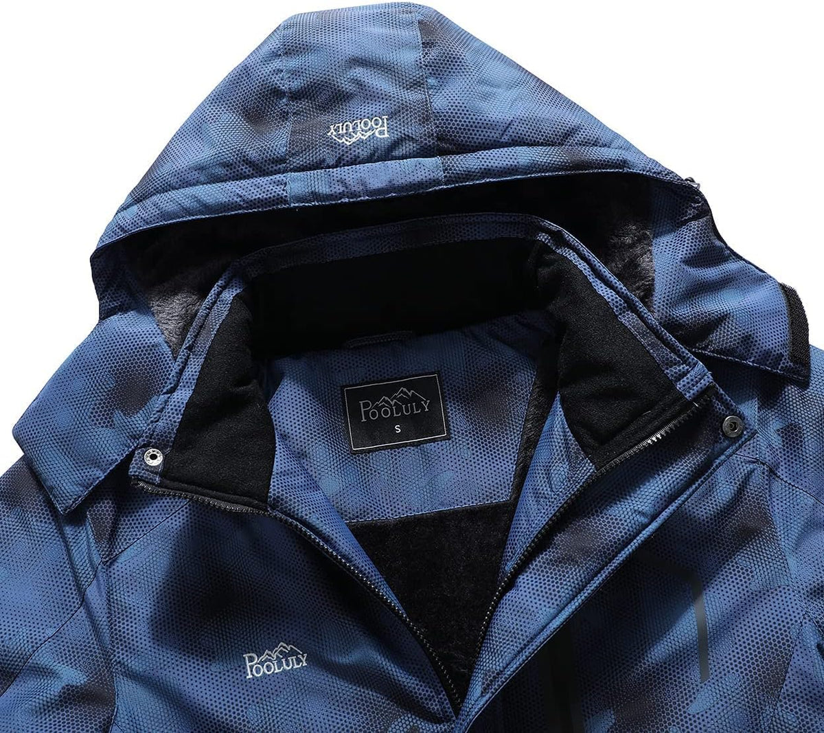 Men'S Ski Jacket Warm Winter Waterproof Windbreaker Hooded Raincoat Snowboarding Jackets