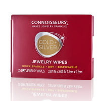 Jewelry Cleaning Wipes, Gold & Silver, 25 Count