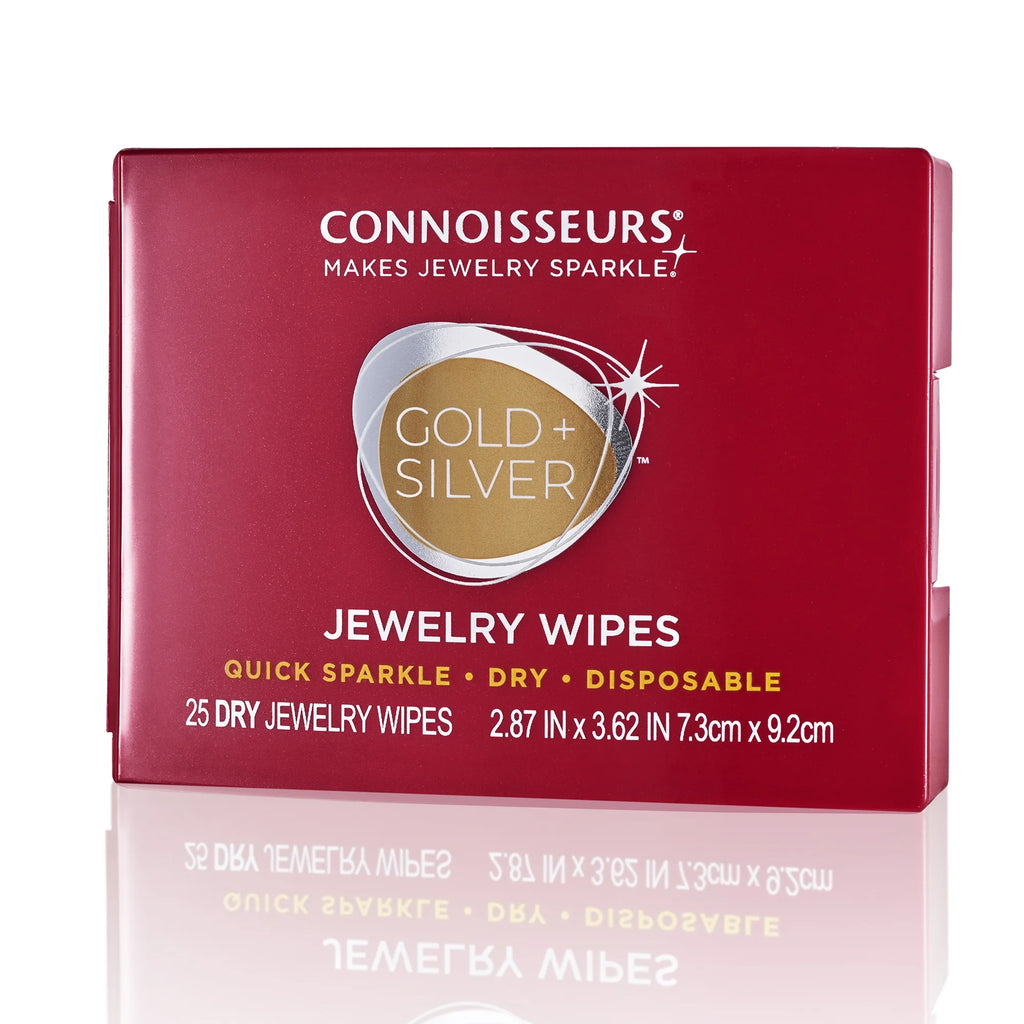 Jewelry Cleaning Wipes, Gold & Silver, 25 Count