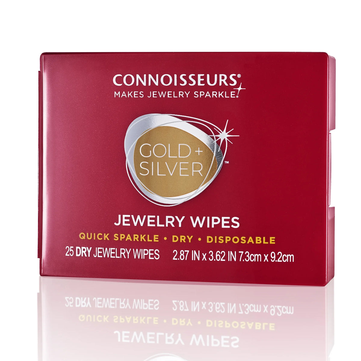 Jewelry Cleaning Wipes, Gold & Silver, 25 Count