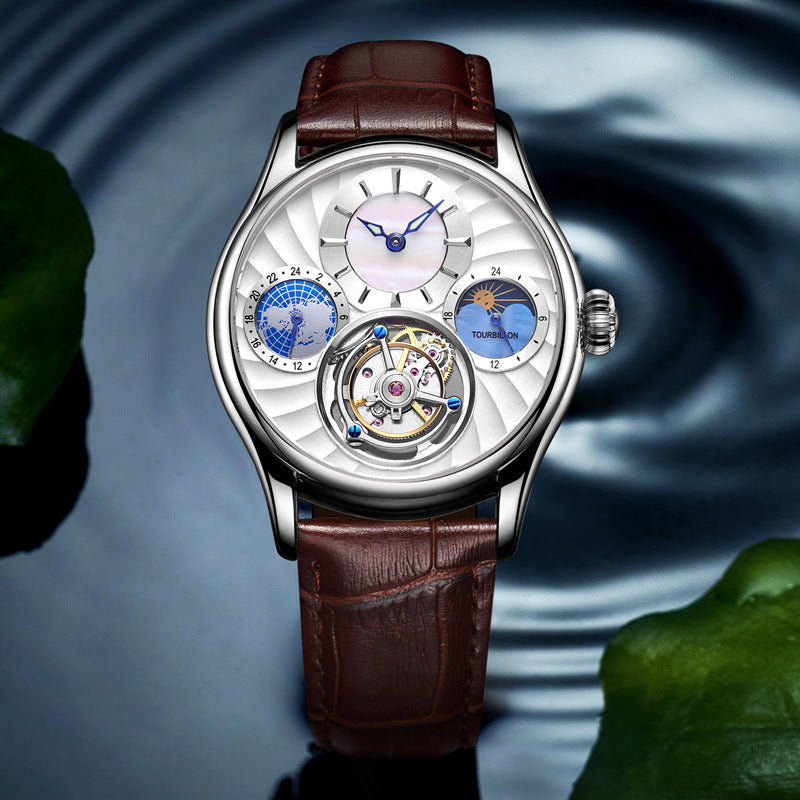 Hollow Automatic Men'S Business Mechanical Watch