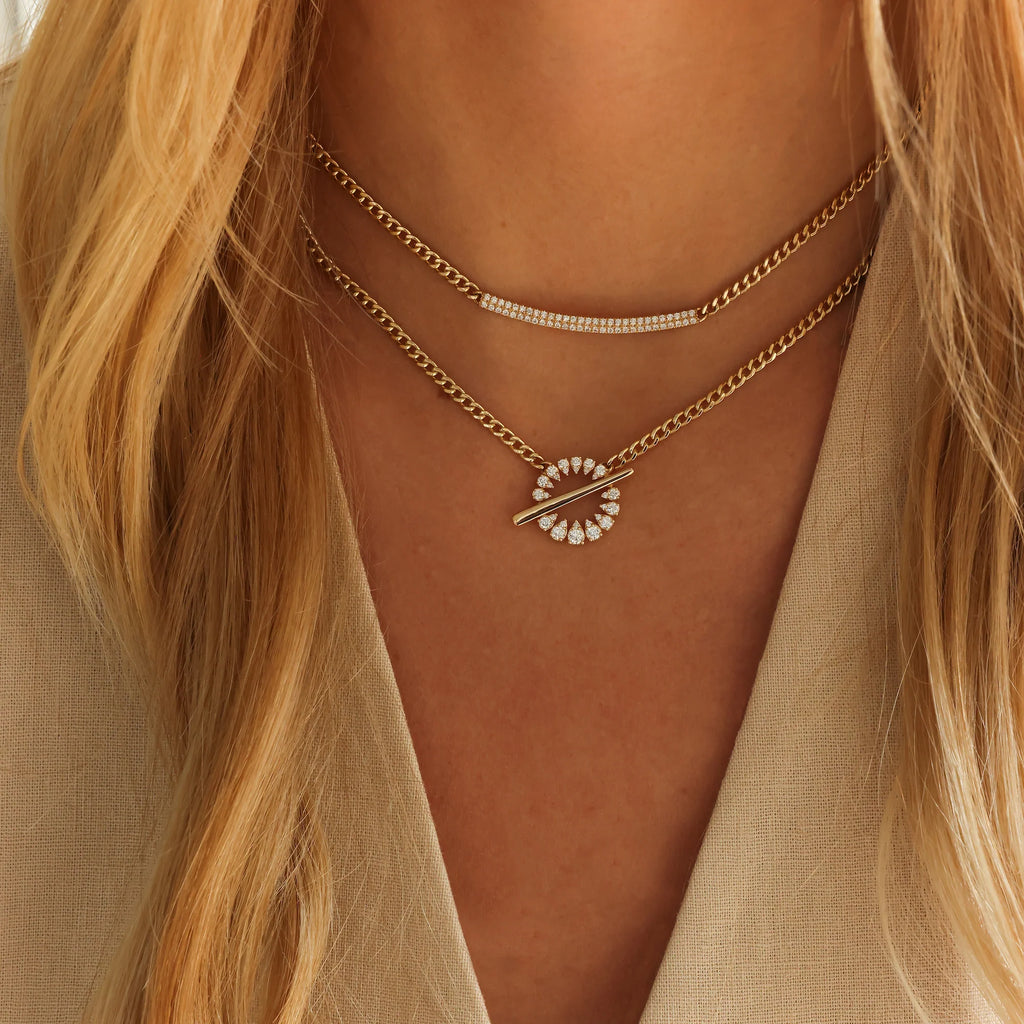Sophia Ryan Cuban Chain Toggle Necklace