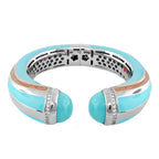 Chunky Town Bangle — Striped Cuff