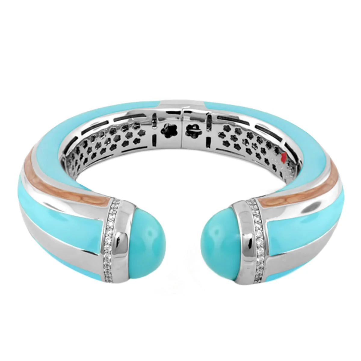 Chunky Town Bangle — Striped Cuff