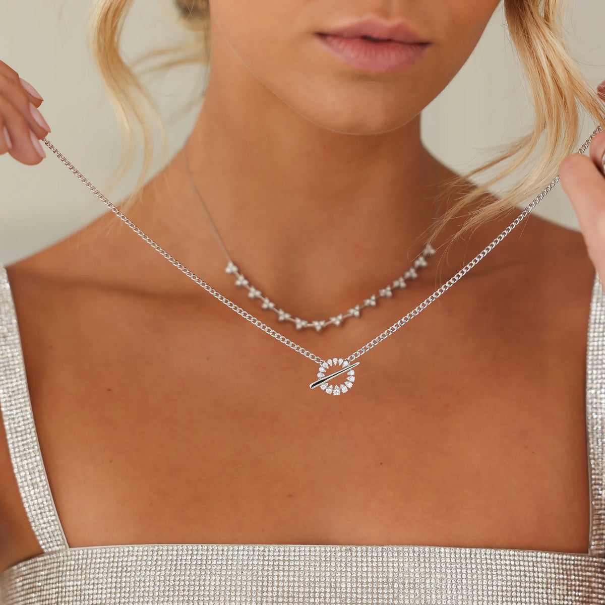 Sophia Ryan Cuban Chain Toggle Necklace